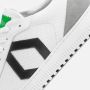 Mikakus Barcelona Groene Fluor Sneakers White Dames - Thumbnail 3