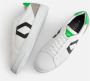 Mikakus Barcelona Groene Fluor Sneakers White Dames - Thumbnail 7