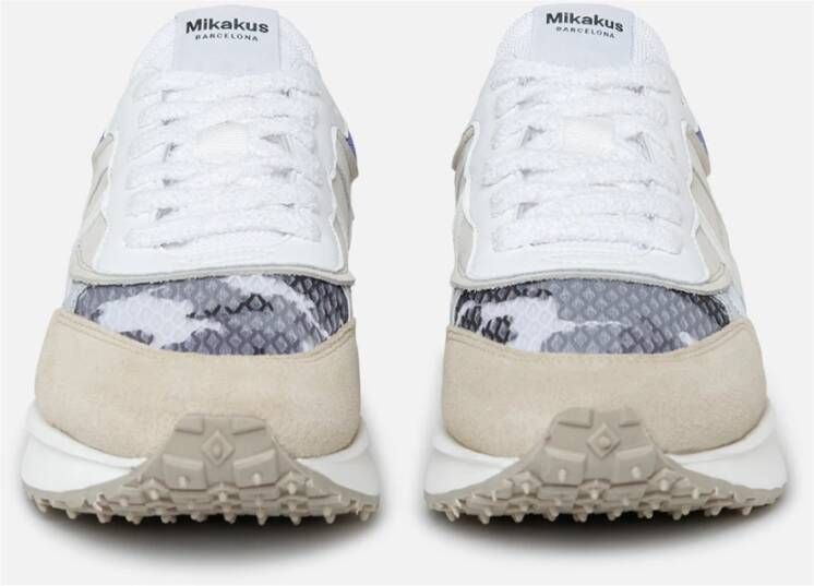 Mikakus Barcelona Mesh sneakers met witte en blauwe details Multicolor Heren