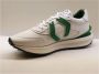 Mikakus Barcelona Witte sportschoenen met groene demping en spikes rubberen zool White Heren - Thumbnail 3