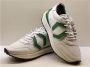 Mikakus Barcelona Witte sportschoenen met groene demping en spikes rubberen zool White Heren - Thumbnail 7