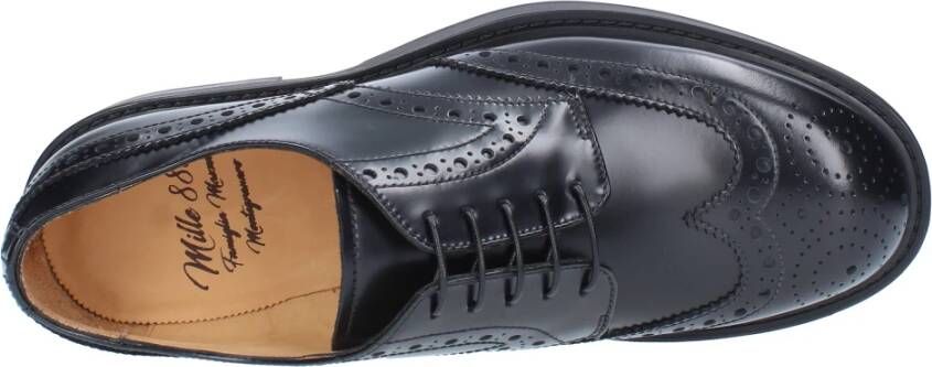 Mille885 Platte schoenen Zwart Black Heren