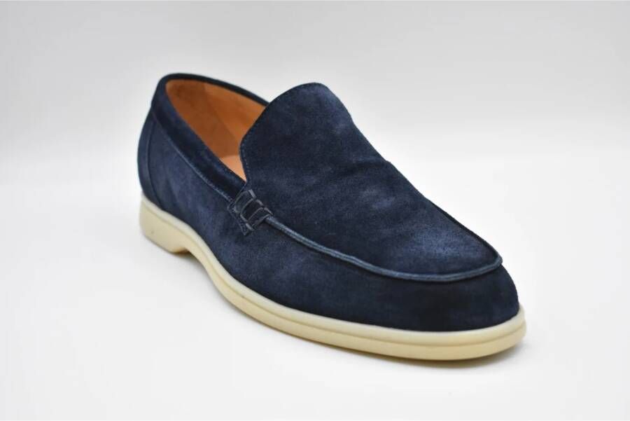 Mille885 Stijlvolle Sirena Loafers voor Mannen Blue Heren