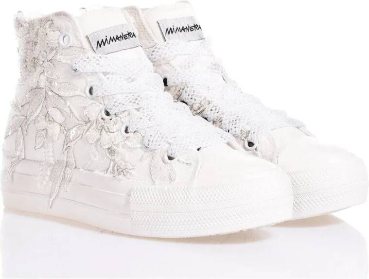 Mimanera Elegante Platform Sneakers Wit White Dames