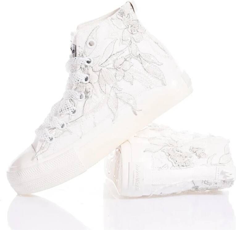 Mimanera Elegante Platform Sneakers Wit White Dames