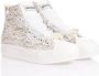 Mimanera Gouden Platform Sneakers voor Vrouwen White Dames - Thumbnail 2