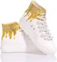 Mimanera Handgemaakte Wit Goud Sneakers White Dames - Thumbnail 4