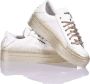 Mimanera Handgemaakte Witte Champagne Sneakers White Dames - Thumbnail 4