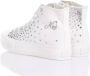 Mimanera Handgemaakte Witte Sneakers met Swarovski Kristallen White Dames - Thumbnail 2