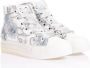 Mimanera Witte Blauwe Sneakers met Borduurwerk White Dames - Thumbnail 2