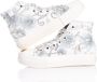 Mimanera Witte Blauwe Sneakers met Borduurwerk White Dames - Thumbnail 3