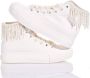 Mimanera Witte Platform Sneakers met Parelfranjes White Dames - Thumbnail 3