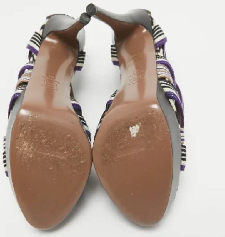 Missoni Pre-owned Canvas sandals Multicolor Dames