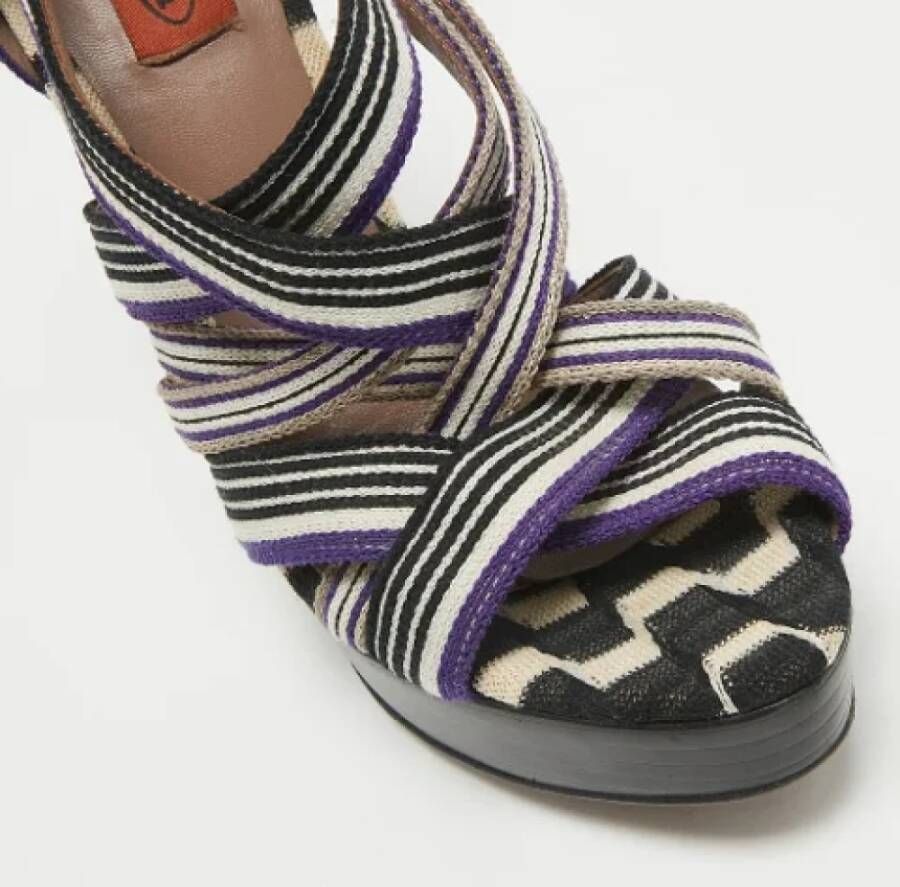 Missoni Pre-owned Canvas sandals Multicolor Dames