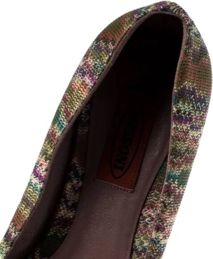 Missoni Pre-owned Fabric flats Multicolor Dames