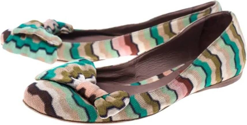 Missoni Pre-owned Fabric flats Multicolor Dames