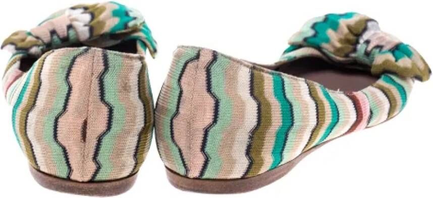 Missoni Pre-owned Fabric flats Multicolor Dames