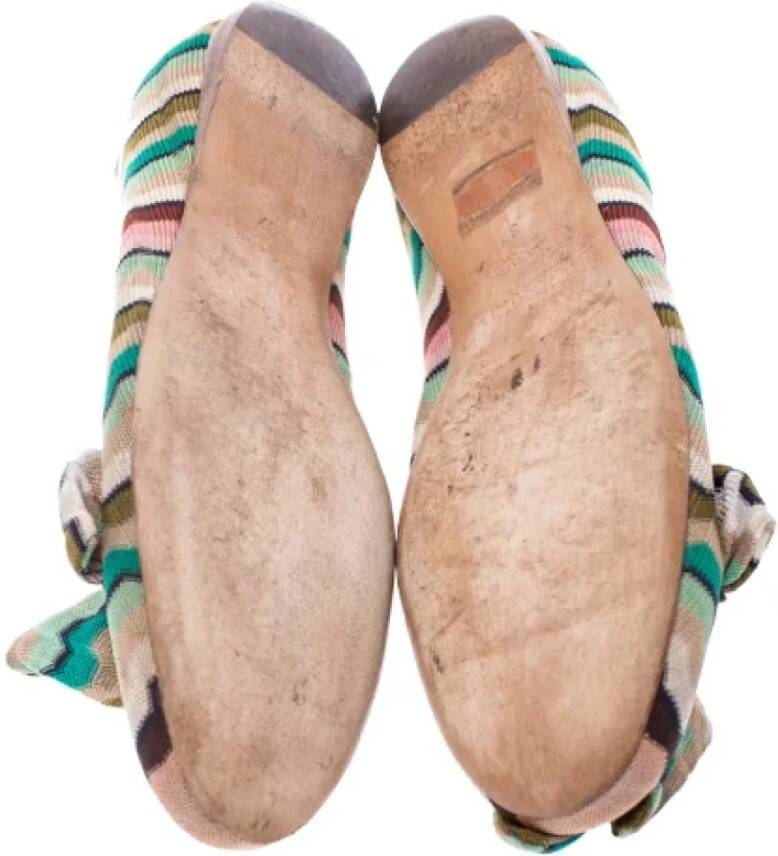 Missoni Pre-owned Fabric flats Multicolor Dames