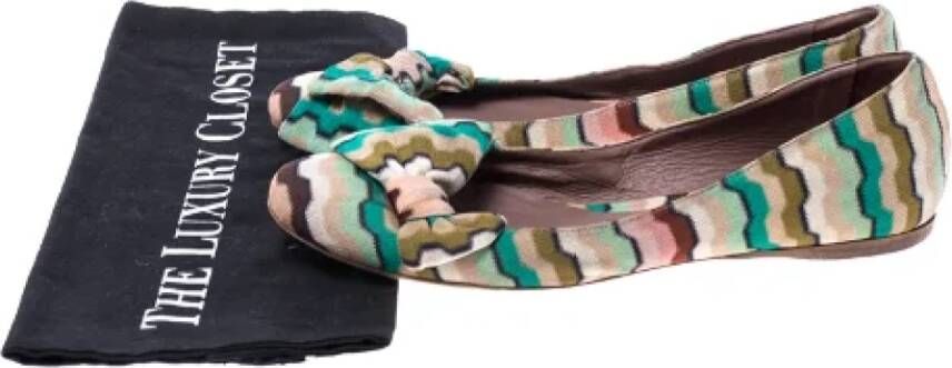 Missoni Pre-owned Fabric flats Multicolor Dames