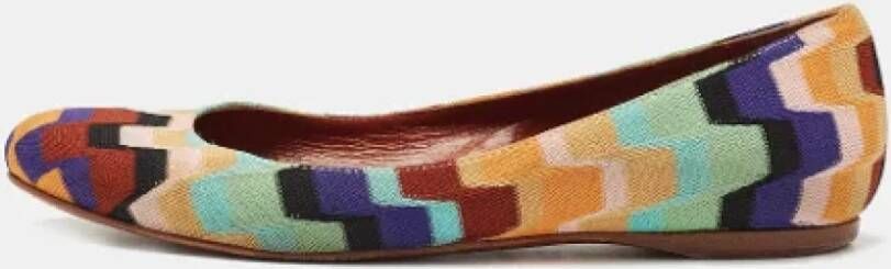 Missoni Pre-owned Fabric flats Multicolor Dames