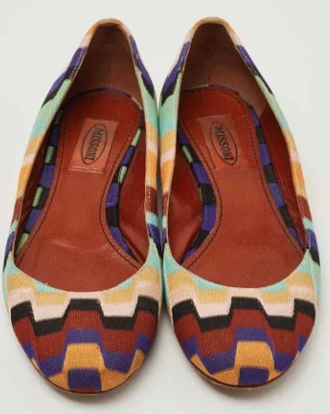 Missoni Pre-owned Fabric flats Multicolor Dames