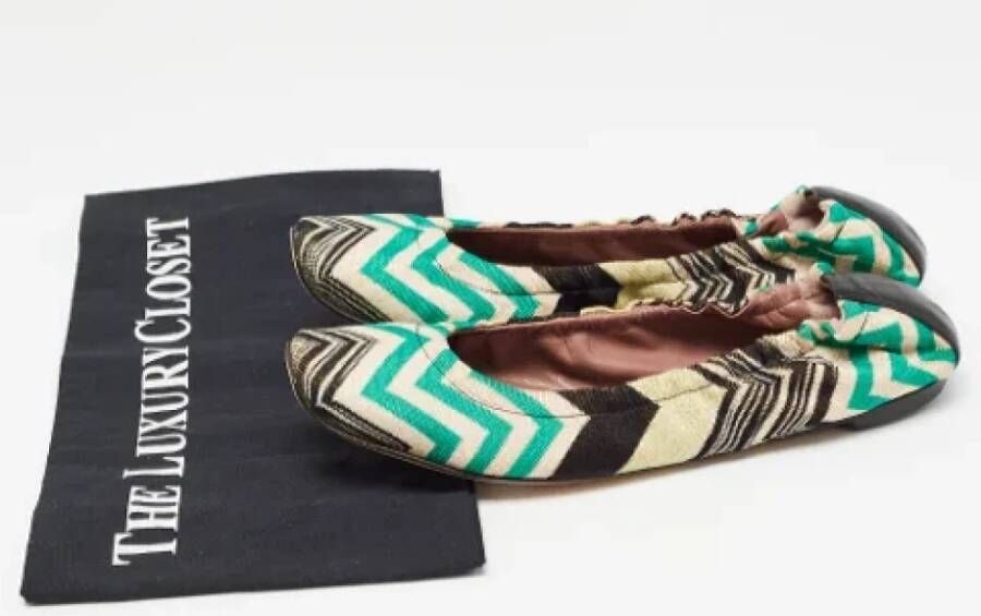 Missoni Pre-owned Fabric flats Multicolor Dames