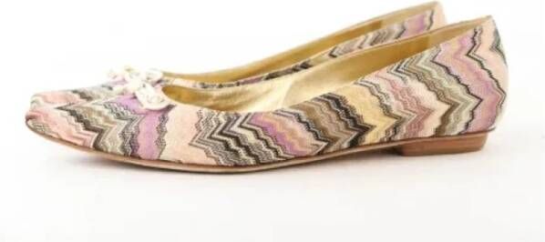 Missoni Pre-owned Fabric flats Multicolor Dames