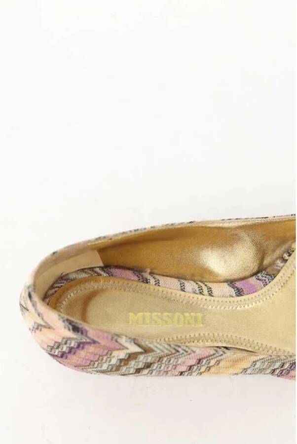 Missoni Pre-owned Fabric flats Multicolor Dames