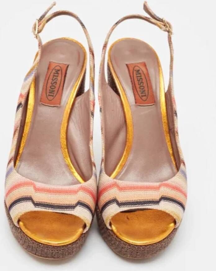 Missoni Pre-owned Fabric sandals Multicolor Dames