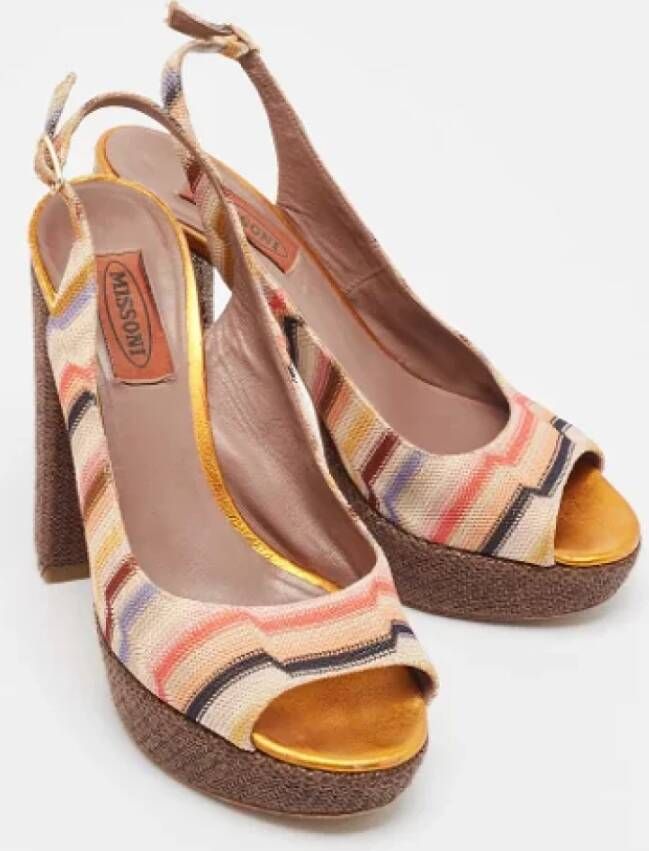 Missoni Pre-owned Fabric sandals Multicolor Dames