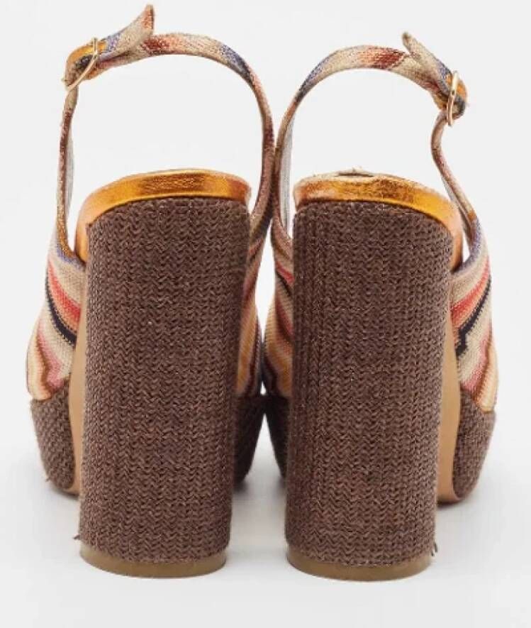 Missoni Pre-owned Fabric sandals Multicolor Dames