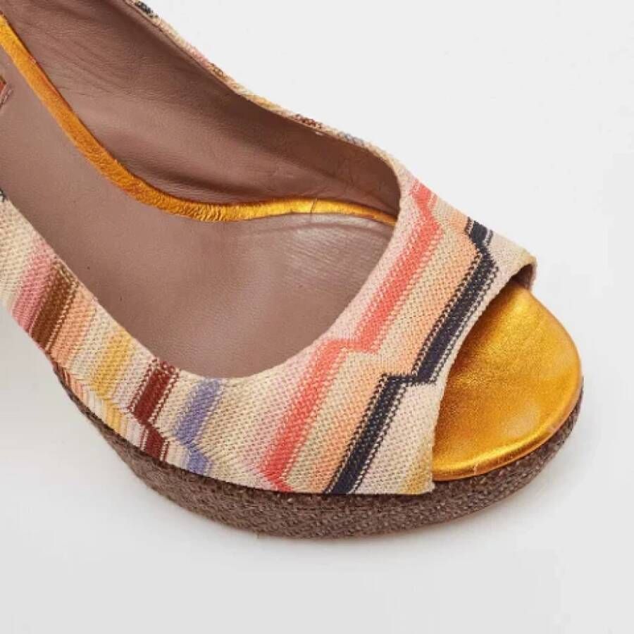 Missoni Pre-owned Fabric sandals Multicolor Dames