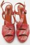 Missoni Pre-owned Fabric sandals Red Dames - Thumbnail 3