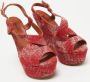 Missoni Pre-owned Fabric sandals Red Dames - Thumbnail 4