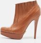 Missoni Pre-owned Leather boots Brown Dames - Thumbnail 2