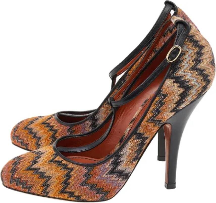 Missoni Pre-owned Leather heels Multicolor Dames