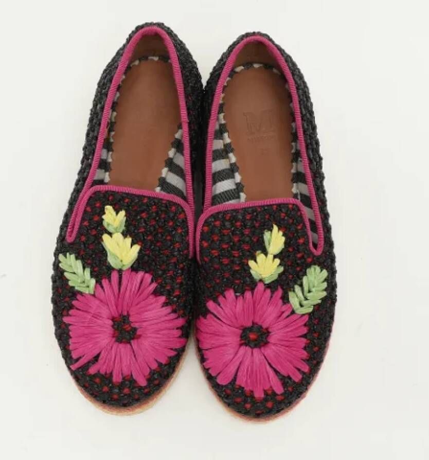 Missoni Pre-owned Raffia flats Multicolor Dames