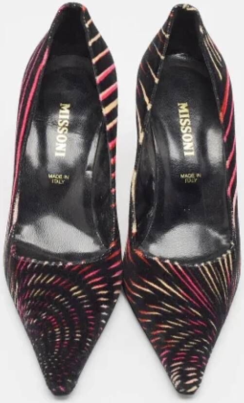 Missoni Pre-owned Velvet heels Multicolor Dames