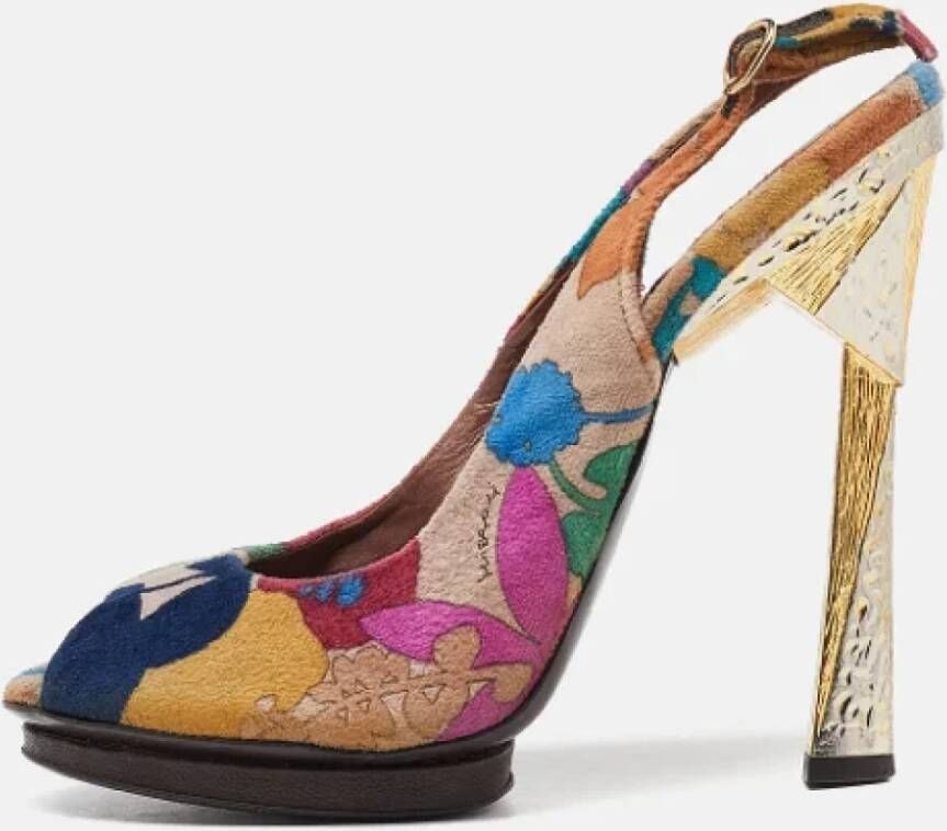 Missoni Pre-owned Velvet sandals Multicolor Dames