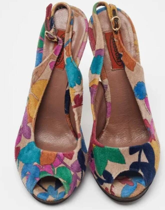 Missoni Pre-owned Velvet sandals Multicolor Dames