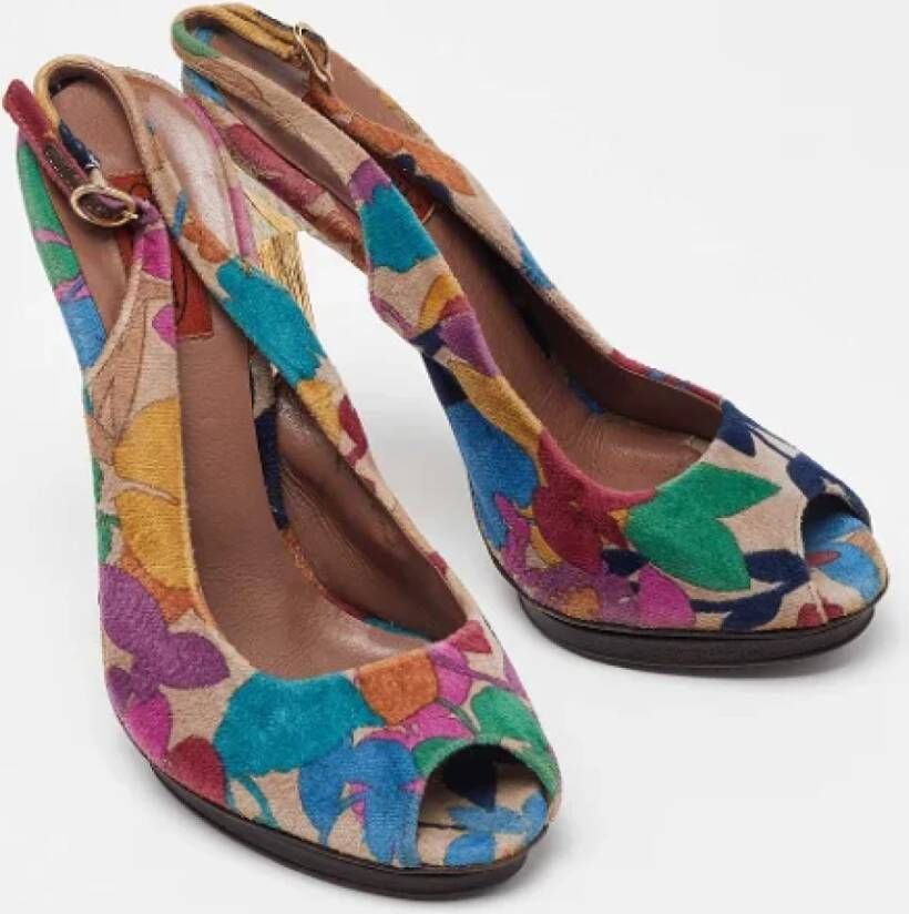 Missoni Pre-owned Velvet sandals Multicolor Dames