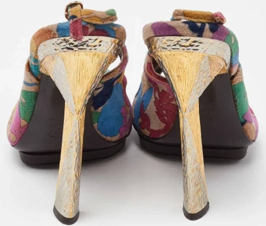 Missoni Pre-owned Velvet sandals Multicolor Dames