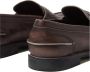 Miu Vintage Penny Loafers Leren Schoenen Brown - Thumbnail 7