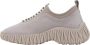 Miu Instapmodel Damesneakers met Strass Detail Beige Dames - Thumbnail 3