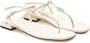 Miu Ivory Patent Leather Sandals White Dames - Thumbnail 2