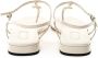 Miu Ivory Patent Leather Sandals White Dames - Thumbnail 3