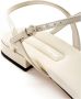 Miu Ivory Patent Leather Sandals White Dames - Thumbnail 5