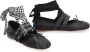 Miu Leren Ballerina Flats met Strik Detail Black Dames - Thumbnail 2