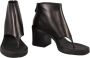 Miu Leren Rubberen Zoolschoenen Black Dames - Thumbnail 2