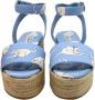 Miu Pre-owned Canvas sandals Blue Dames - Thumbnail 2